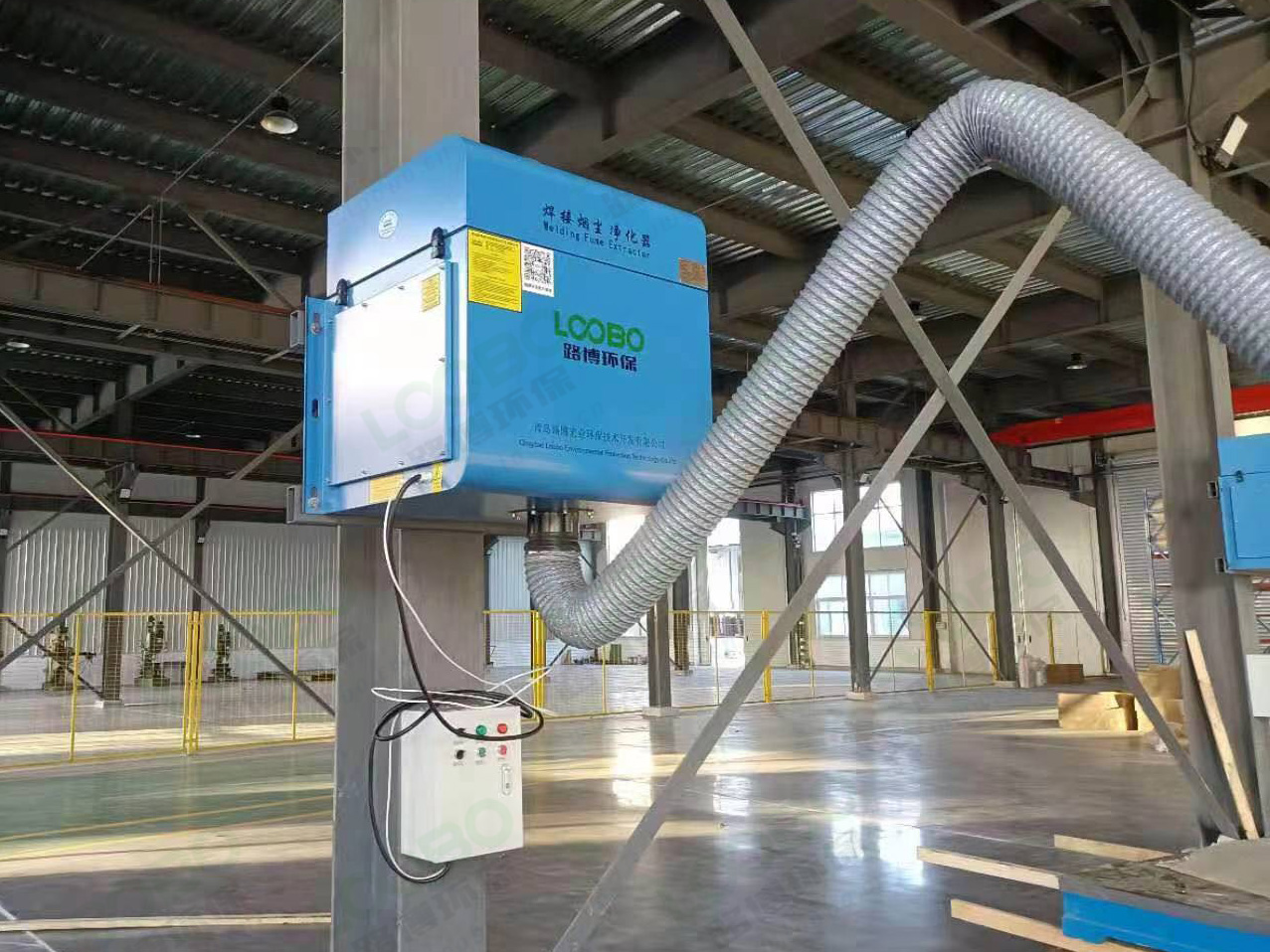 焊煙凈化效果好，節(jié)省占地面積，推薦使用固定式焊接煙塵凈化器 (2).jpg